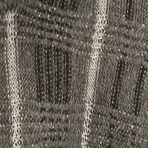 Simply Vera Wang Sweater Top Women Size XS Knit Front Silky Back Gray White - Picture 8 of 16